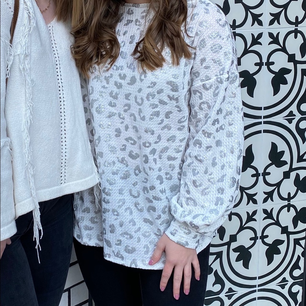 Cheetah Print Long Sleeve Shirt